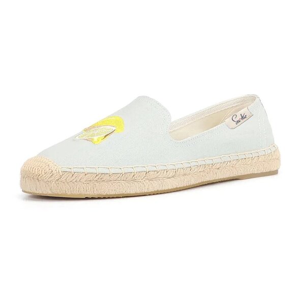 Sea Star Beachwear Bayside Beach Club Espadrille Lemon Sky Size 6 BRAND NEW - Picture 2 of 10